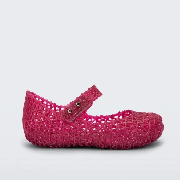 Mini Melissa Campana Red Size 6 - Picture 2 of 5